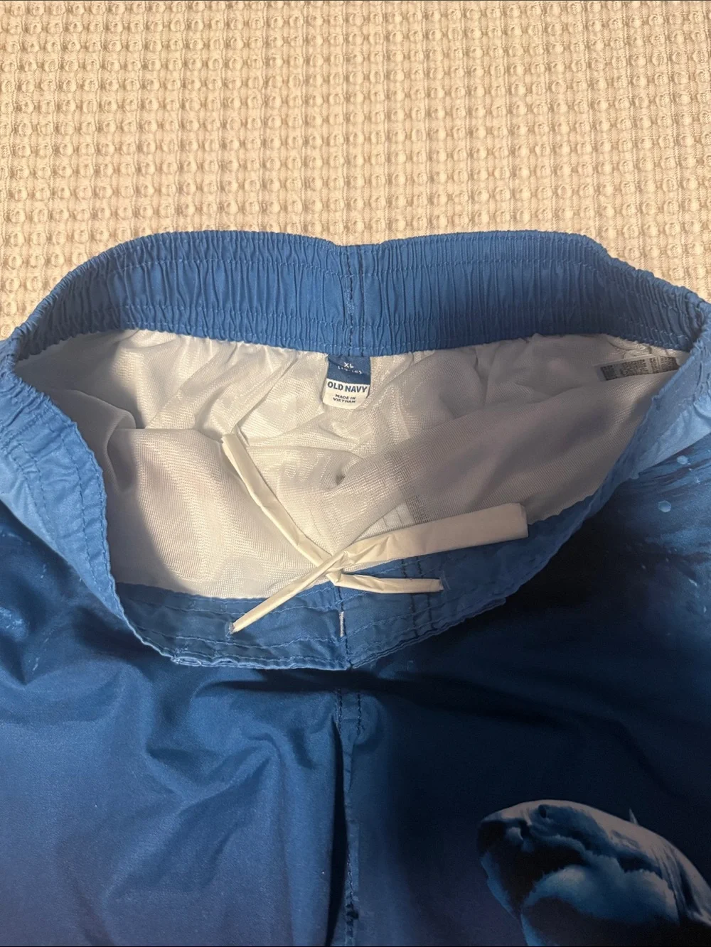 Old Navy Blue Gradient Shark Swim Shorts